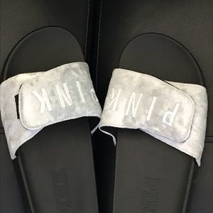 Victoria Secret Pink slide on shoes